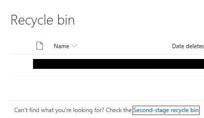 recover onedrive files deleted from recycle bin