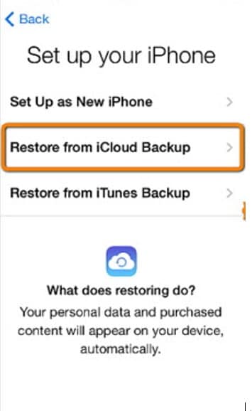 restore whatsapp backup from icloud