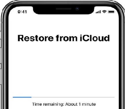 restoring your iPhone from iCloud backup
