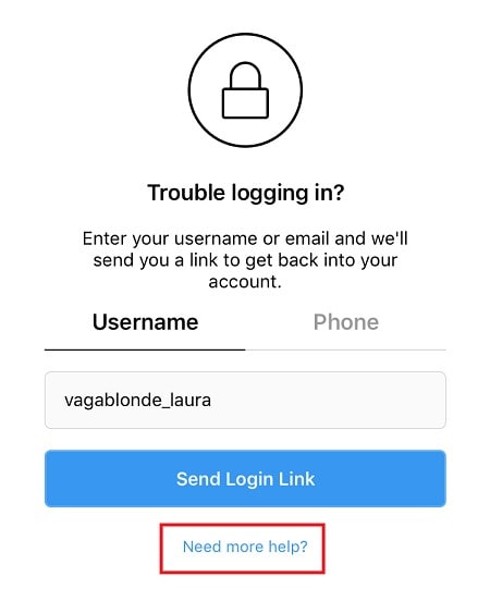 recover instagram account