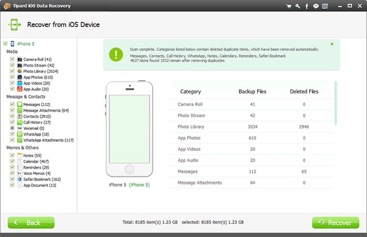 Tipard iOS Data Recovery