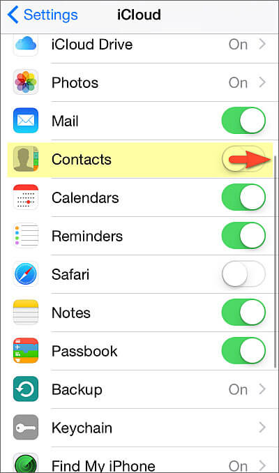  transfer the contacts from iphone to iphone