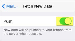 transfer data to iphone