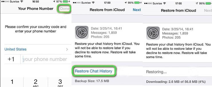 whatsapp contacts restore