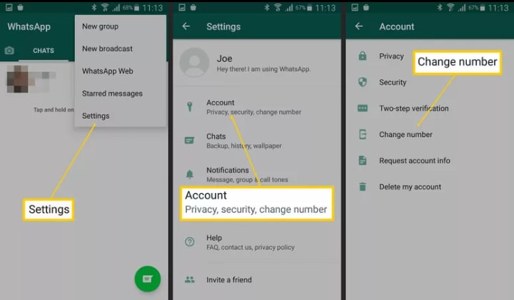 transfer whatsapp messages from android to iphone without software