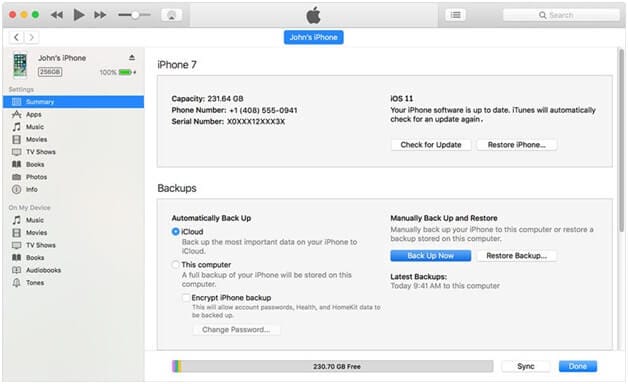 Update your iPhone with iTunes