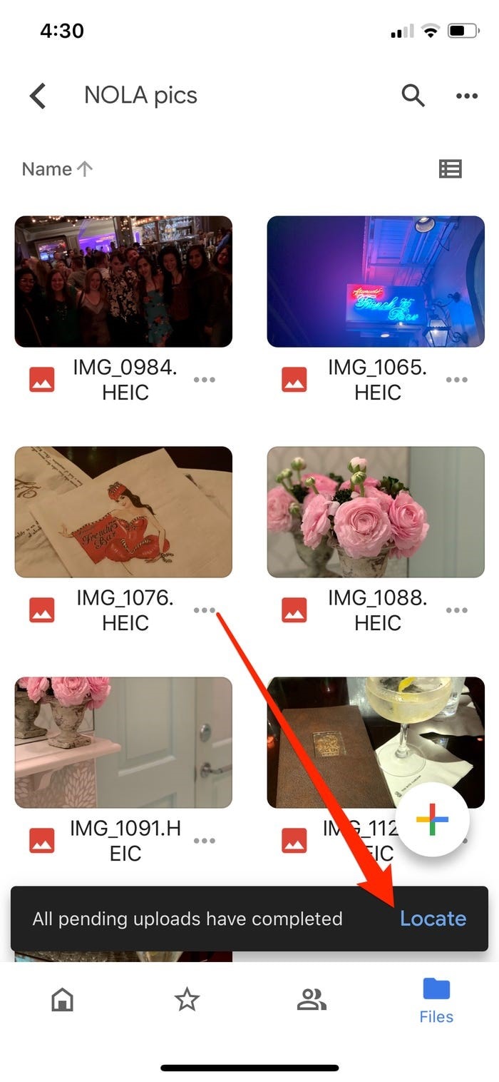 how to transfer photos from google photos to iphone gallery