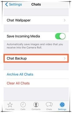 whatsapp backup icloud