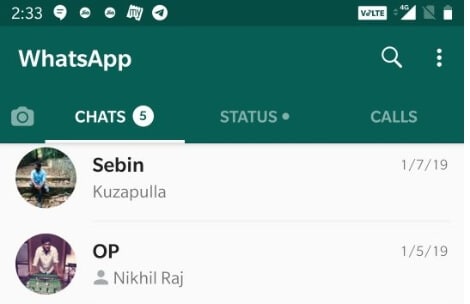 Export whatsapp chat to gmail