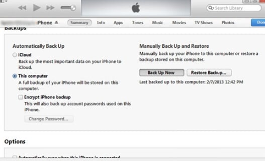 how to restore whatsapp from itunes backup