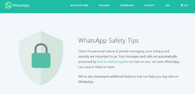 whatsapp safety tips