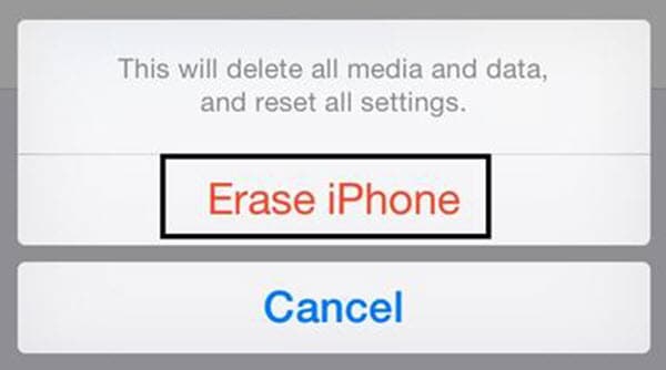 How can I erase my iPhone 4 