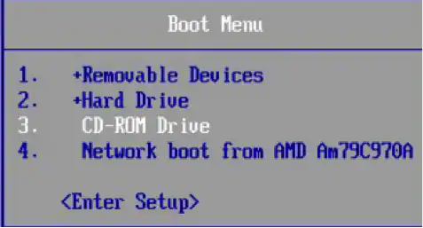 boot from cd using dban