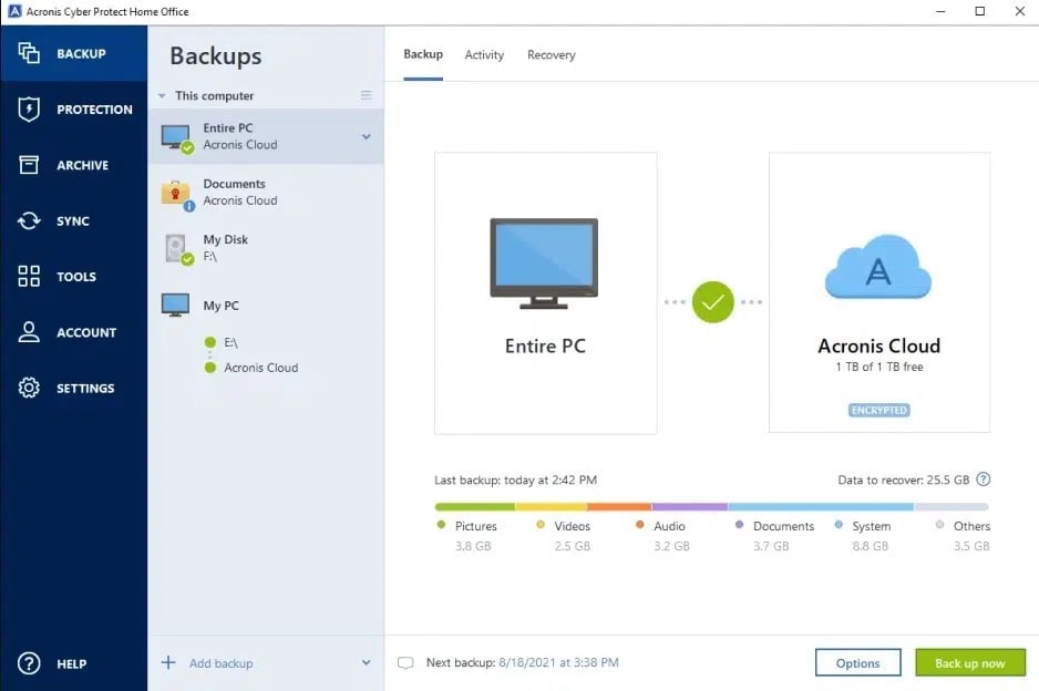 acronis cyber hard drive cloning software