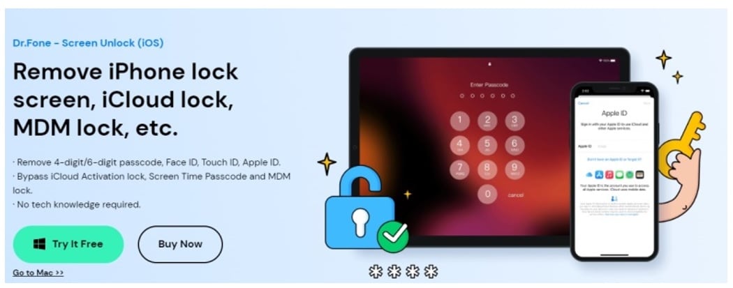 download drfone screen unlock ios