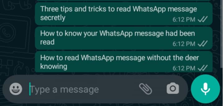 whatsapp mesasge read but no blue tick