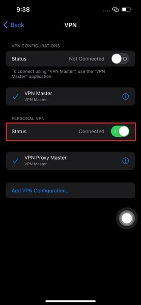 disable wifi connection