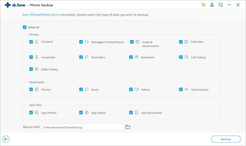 ipad backup data