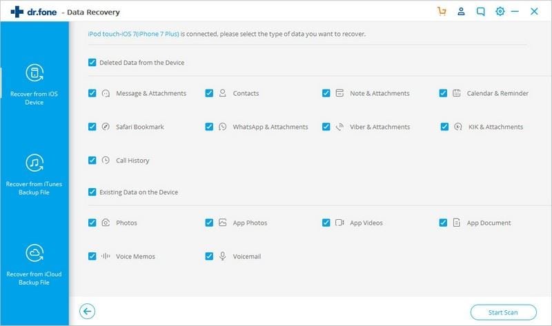 choose data types