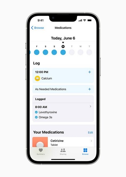 ios 16 new health app