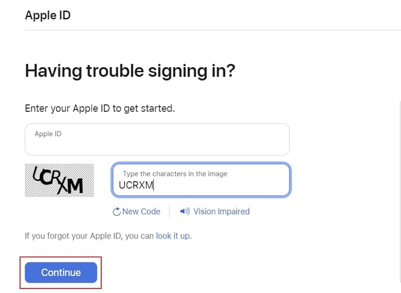 add the apple id email address