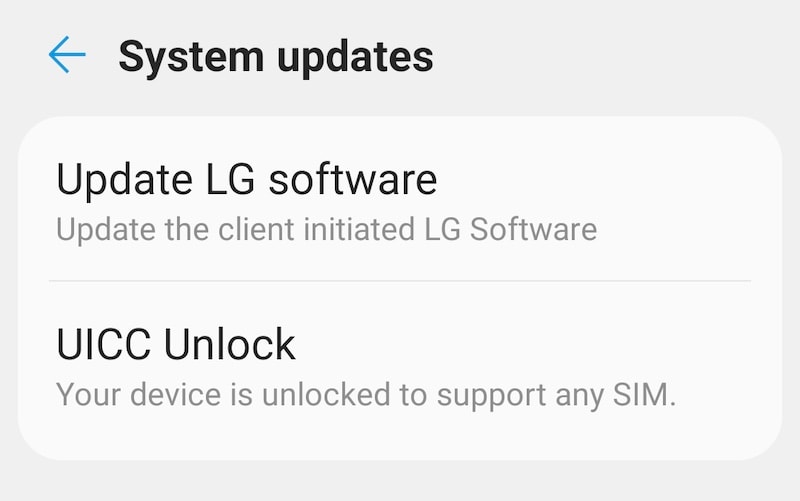 check lg phone sim lock status