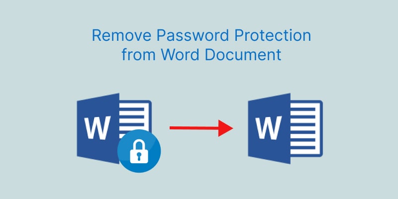 remove password from word document