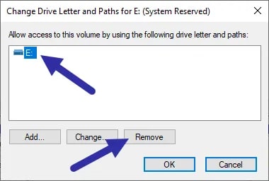 delete the system reserved partition