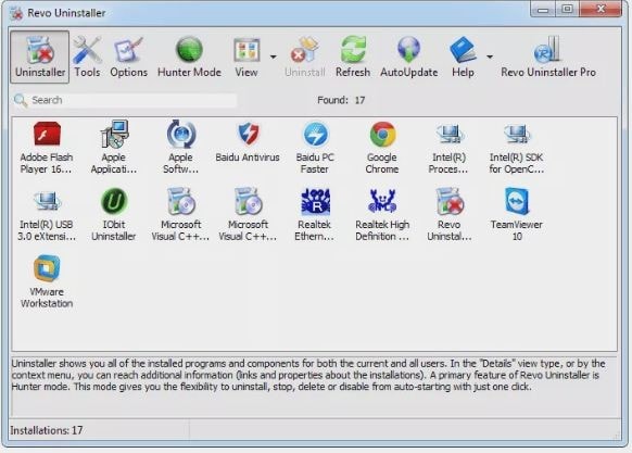 revo uninstaller