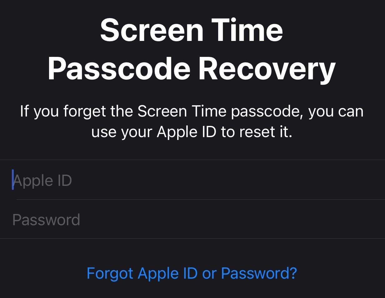 recover passcode