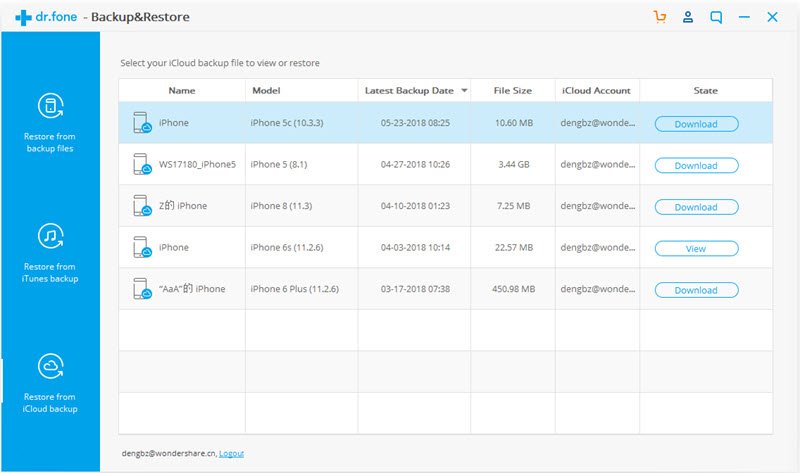 restore contacts,messages from icloud