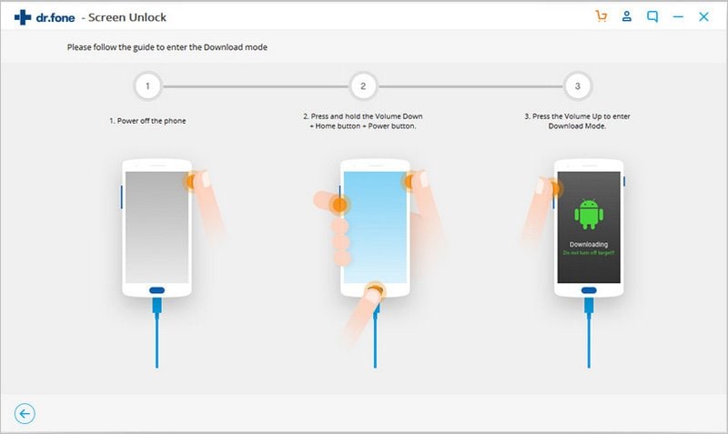 drfone screen unlock device recovery mode