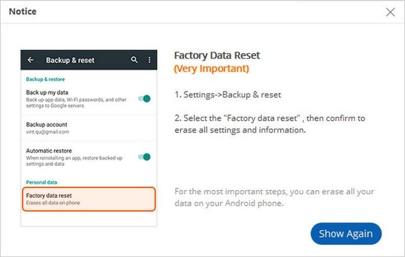 erase contacts on samsung