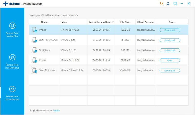 download icloud backup files