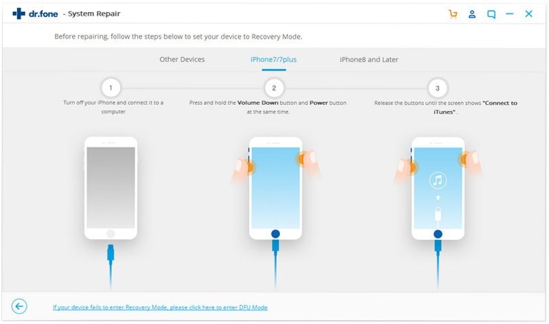 ios repair enter device into dfu mode