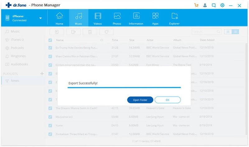 transfer music from iPod, iPod touch to iTunes on Mac