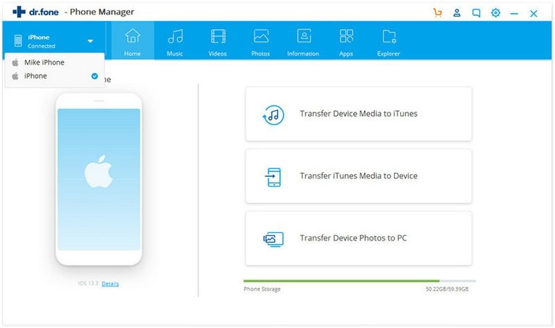 choose the file that you want to backup