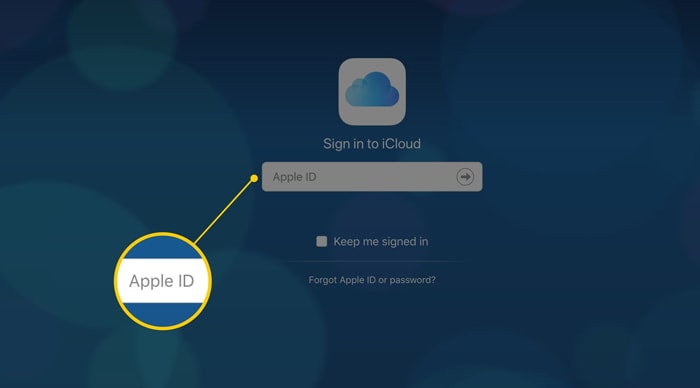 log in iCloud.com