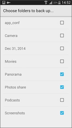 backup photos from android to cloud