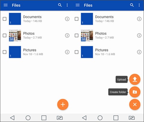 cloud backup on android