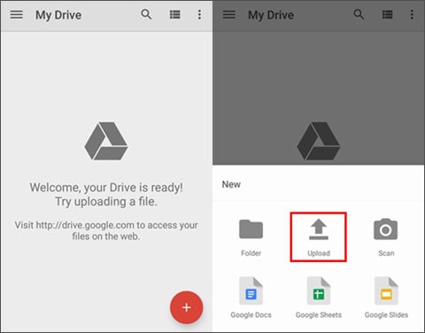 google drive backup android