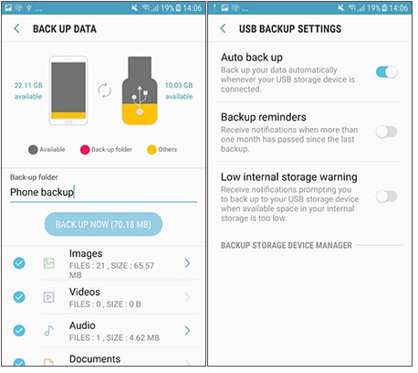 how to backup android box to usb
