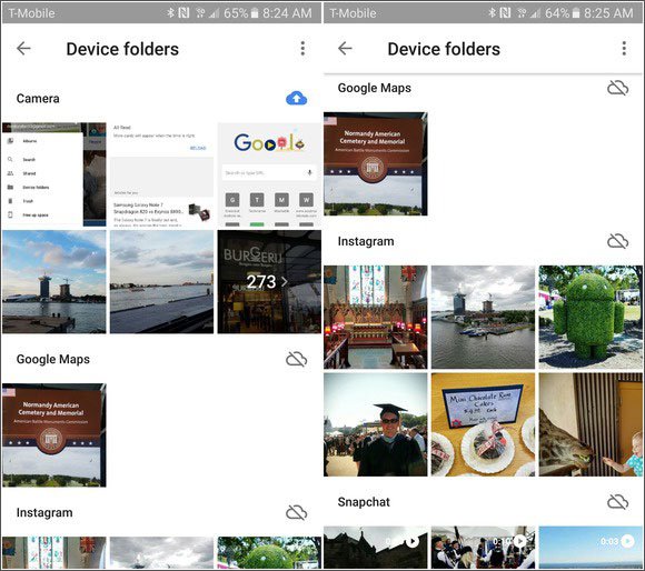 android google photos backup