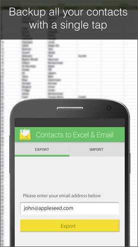 android contact backup app