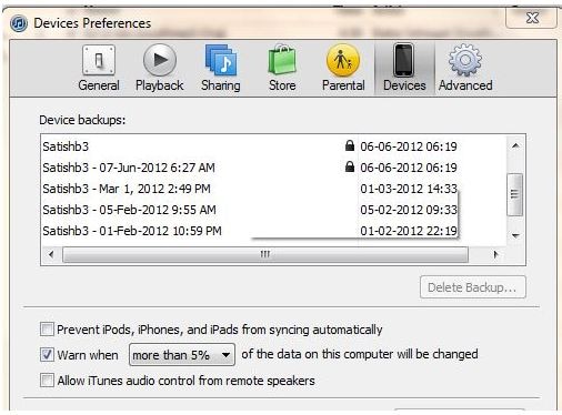 Delete ipad icloud backup