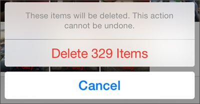how to delete photos from my iOS