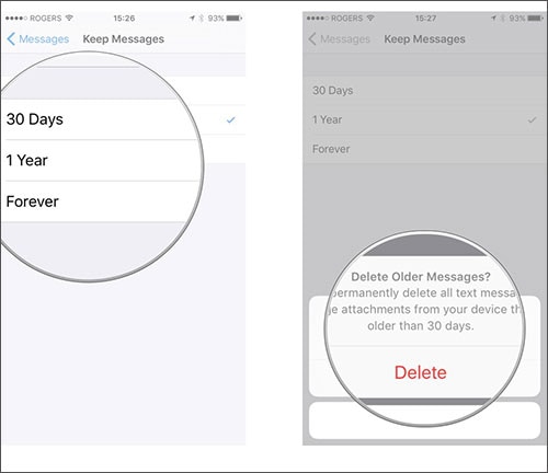 how to delete messages on iphone