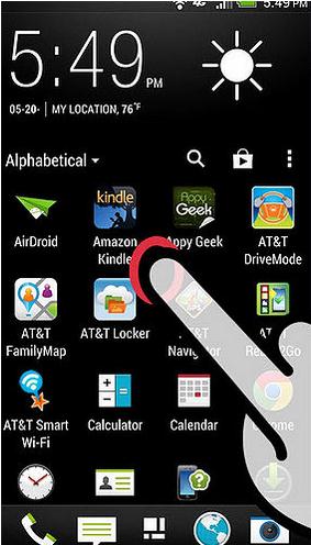delete unnecessary home pages htc