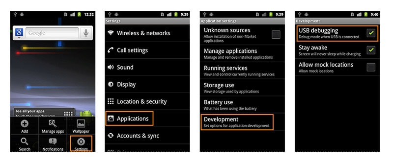 How Enable USB Debugging on Android