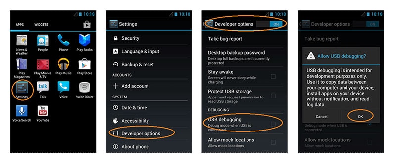 How Enable USB Debugging on Android